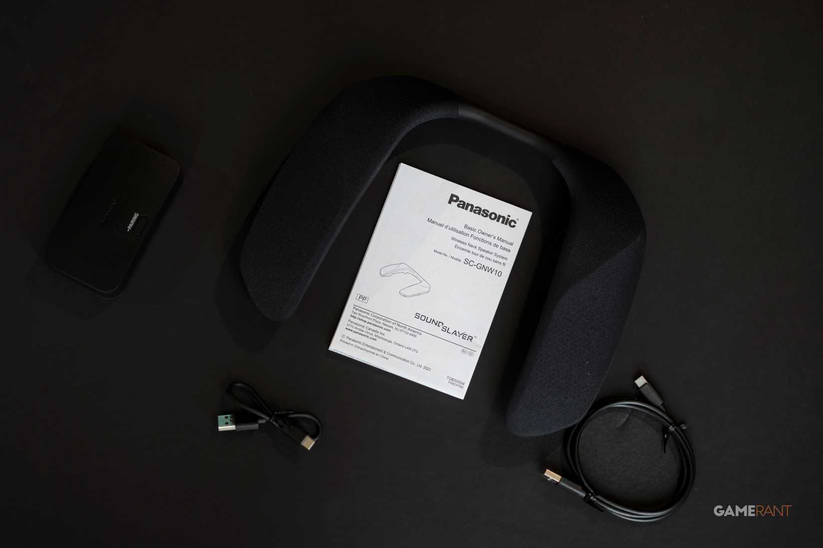 Panasonic SoundSlayer GWN10 plus wireless receiver and cables