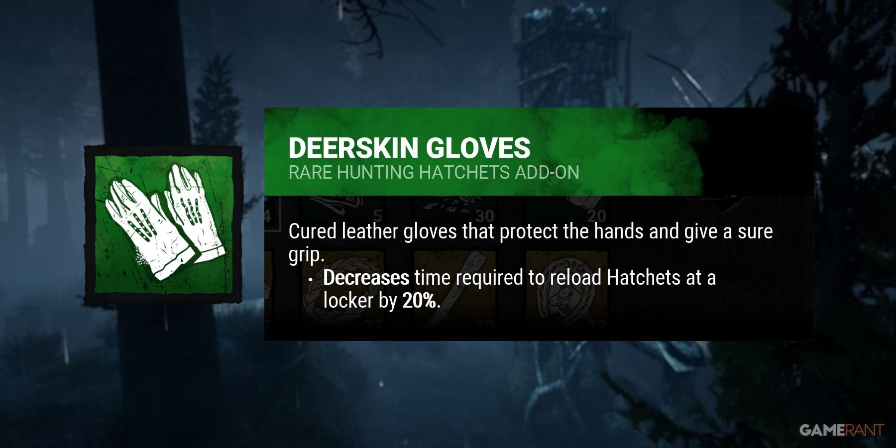 dead by daylight the huntress deerskin gloves addon