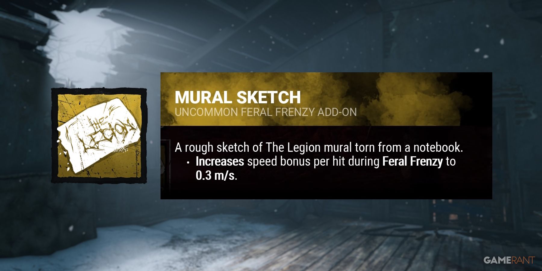 dead by daylight the legion mural sketch pin addon