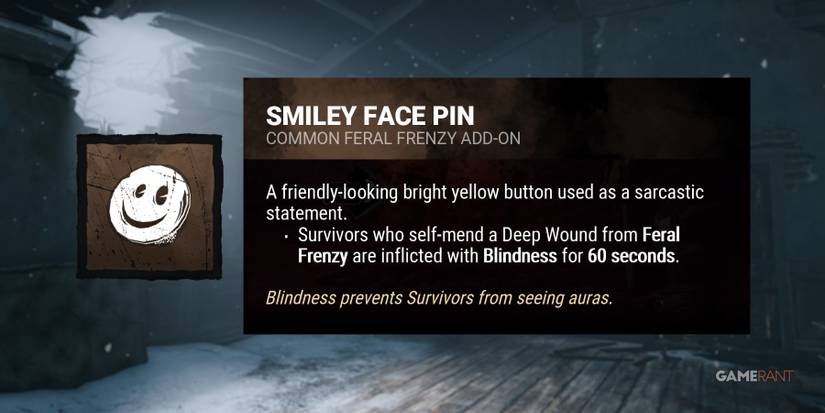 dead by daylight the legion smiley face pin addon
