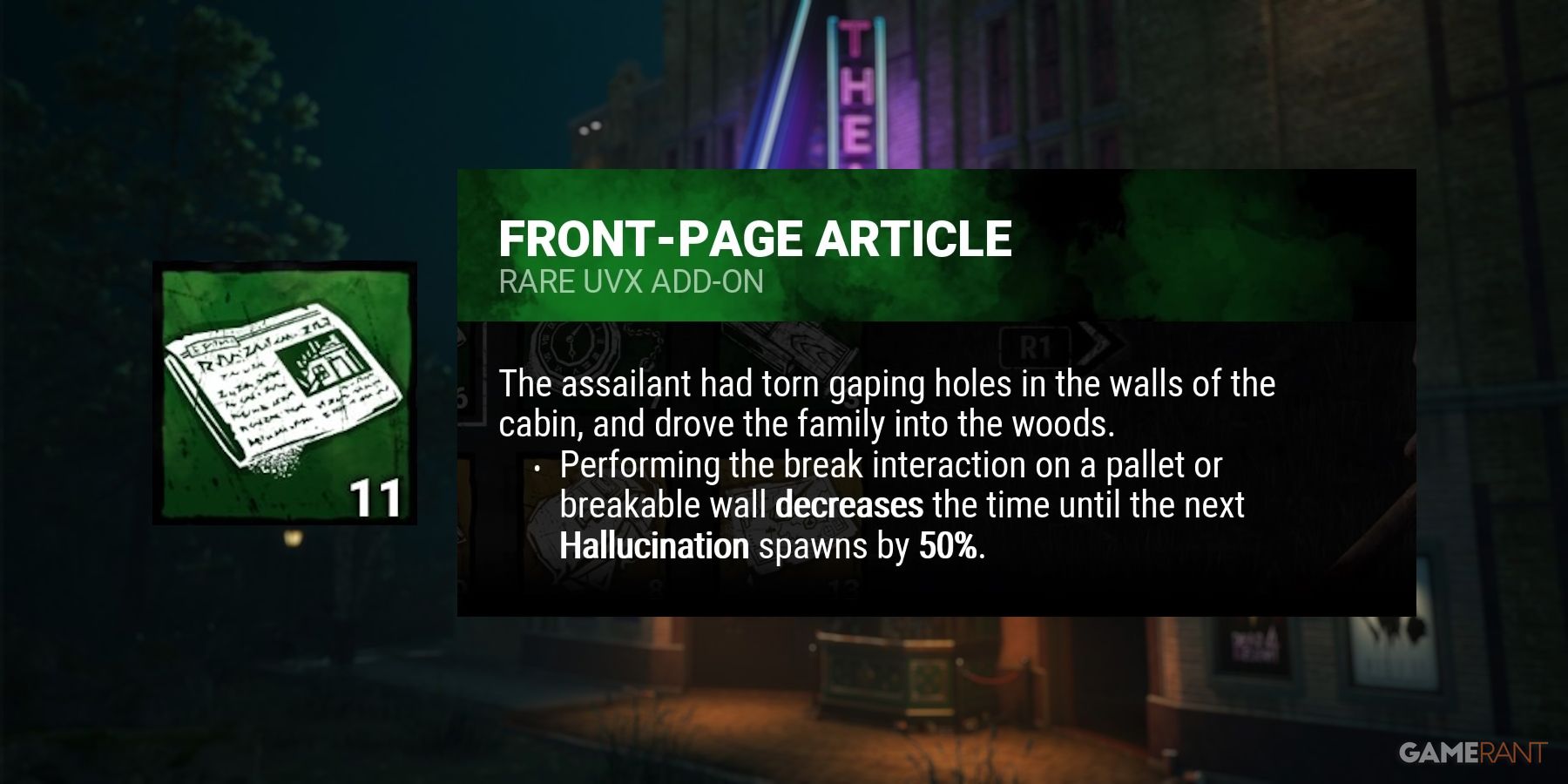 dead by daylight the unknown front page article addon