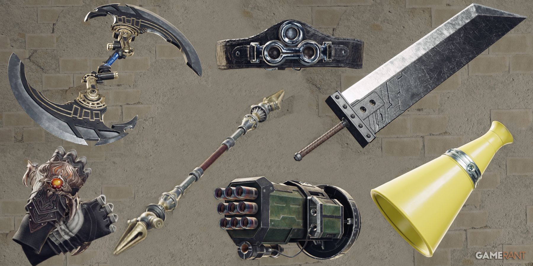 All Final Fantasy VII Rebirth Weapons in Order