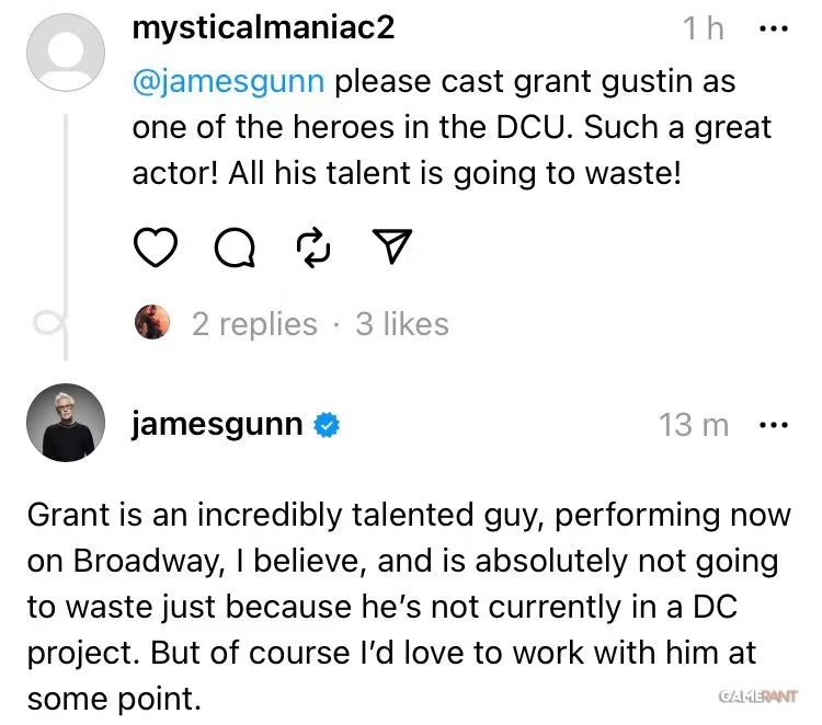 James Gunn The Flash Grant Gustin