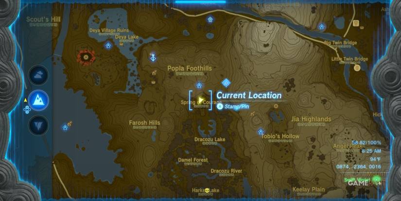 legend of zelda tears of the kingdom spring of courage