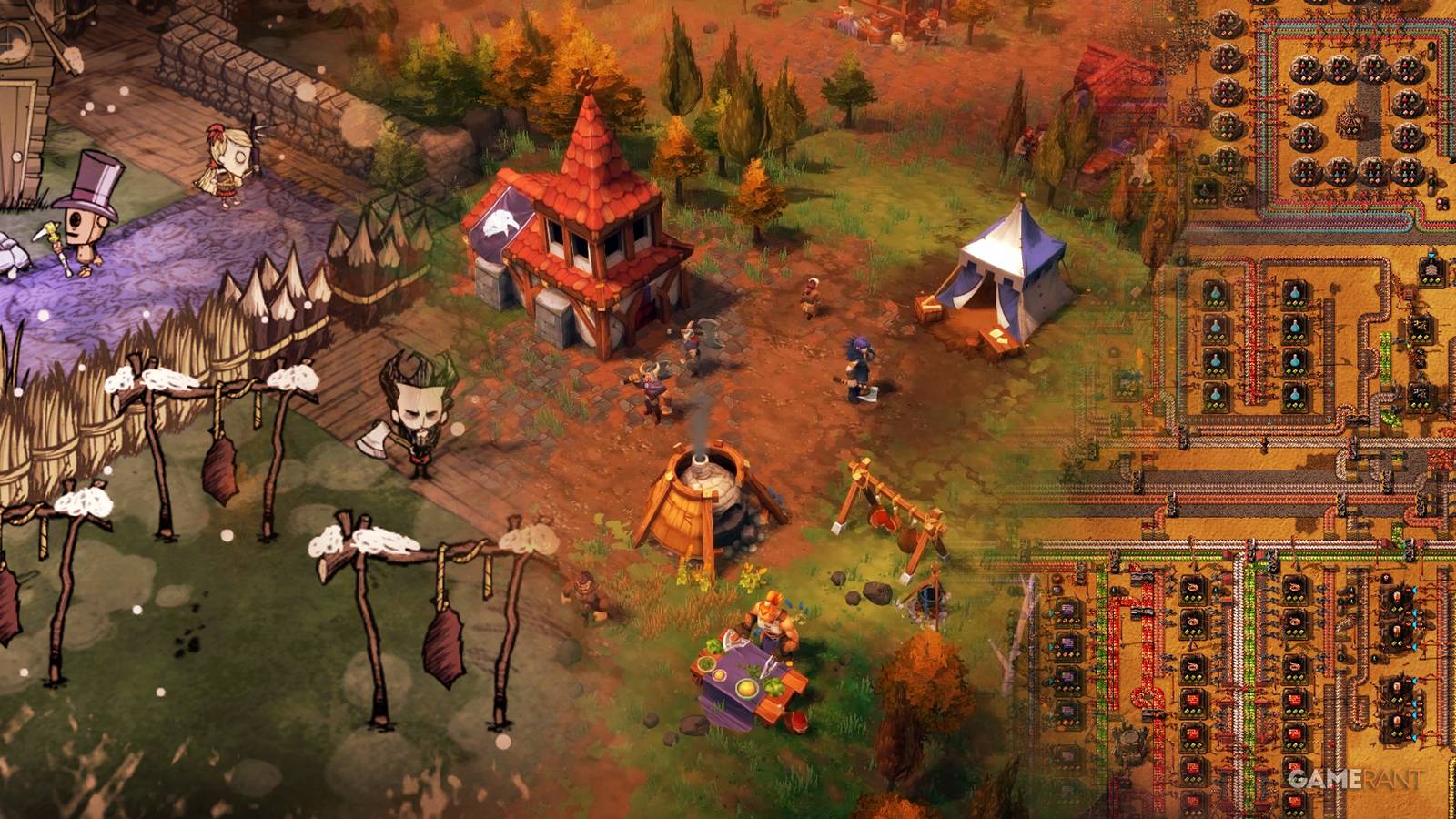 Don't Starve Together, Northgard, Factorio