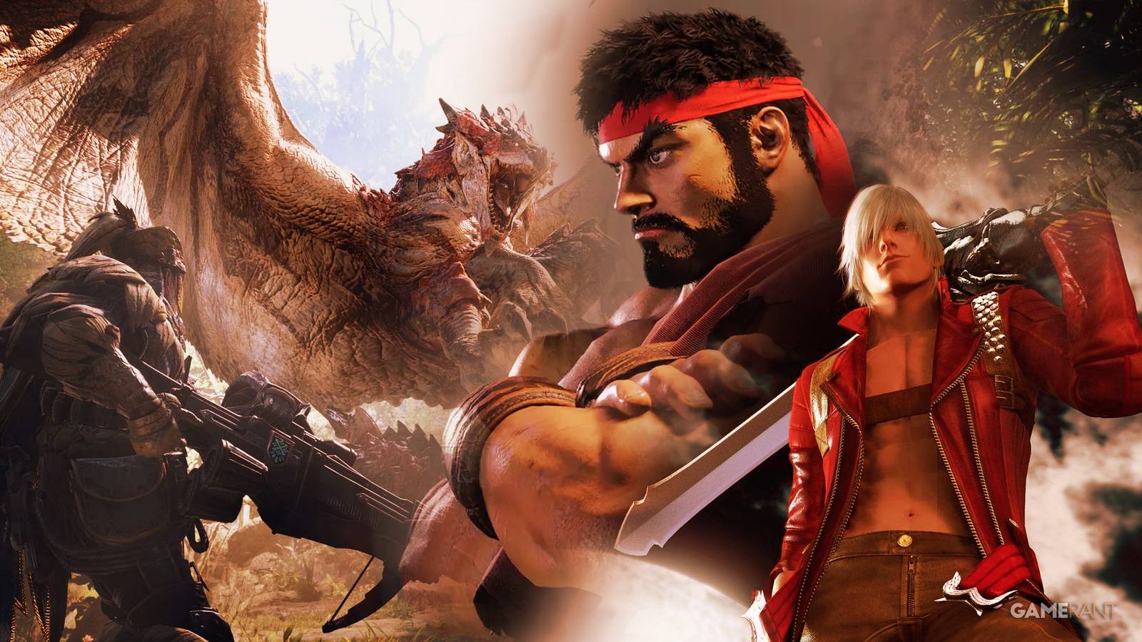 Monster Hunter, Street Fighter 6, Devil May Cry 5