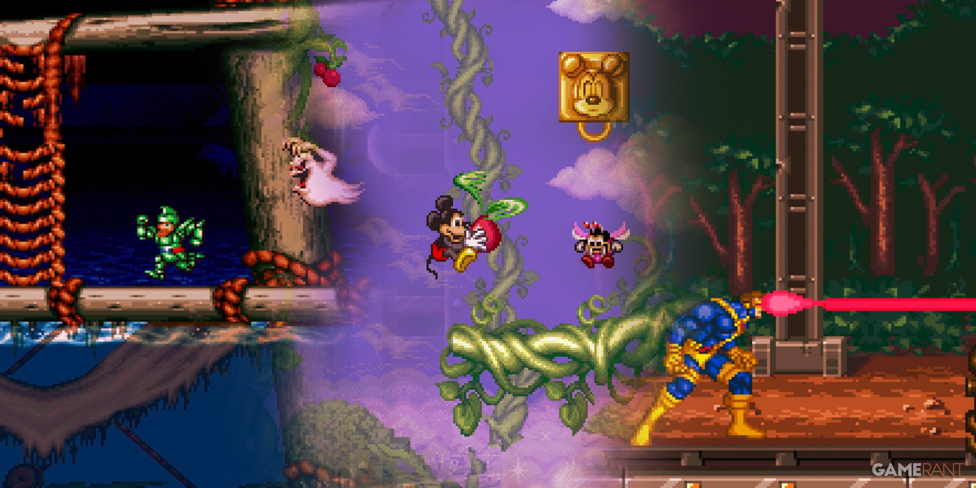 Super Ghouls 'n Ghosts, The Magical Quest Starring Mickey Mouse, X-Men: Mutant Apocalypse Capcom games