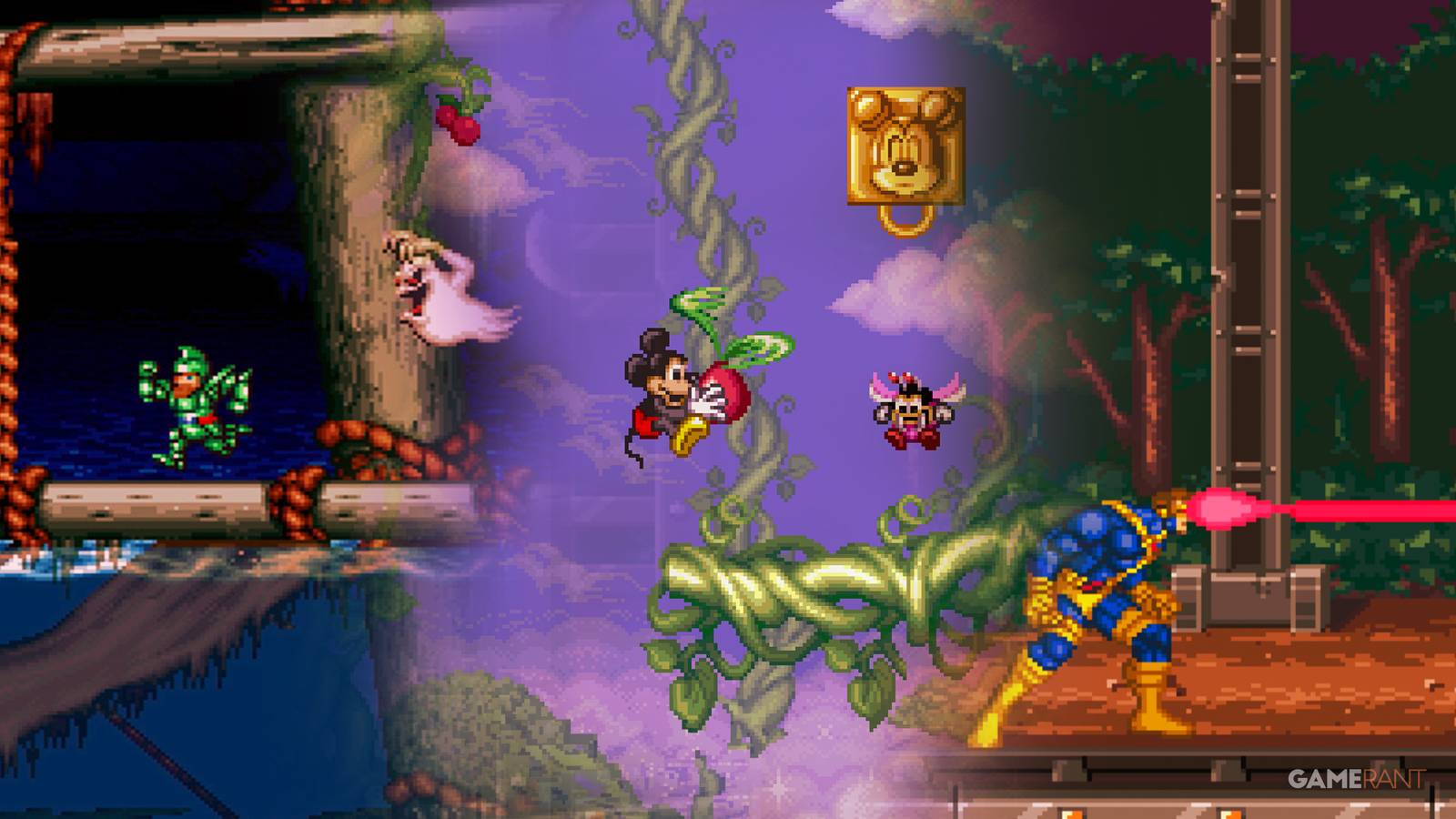 Super Ghouls 'n Ghosts, The Magical Quest Starring Mickey Mouse, X-Men: Mutant Apocalypse Capcom games