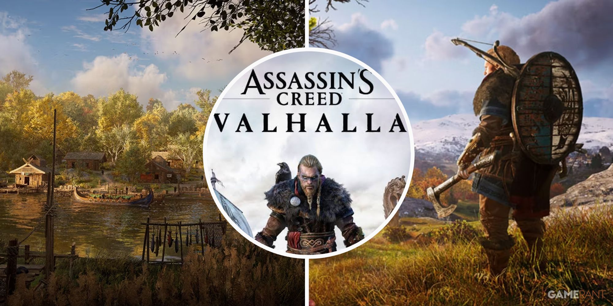 Assassin's Creed Valhalla - Settlement Split Image