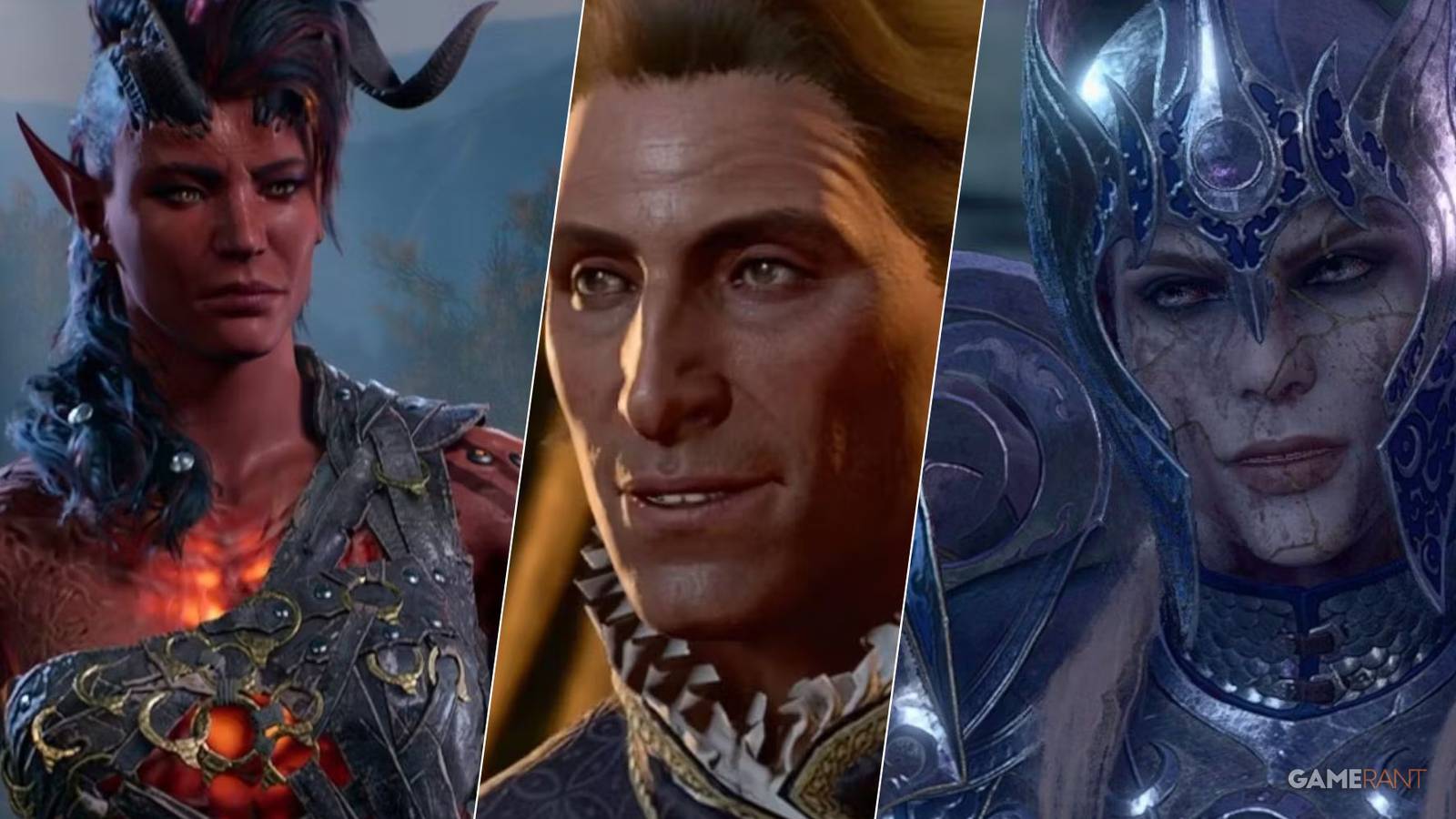 Baldur's Gate 3 - Karlach, Raphael, and Nightsong