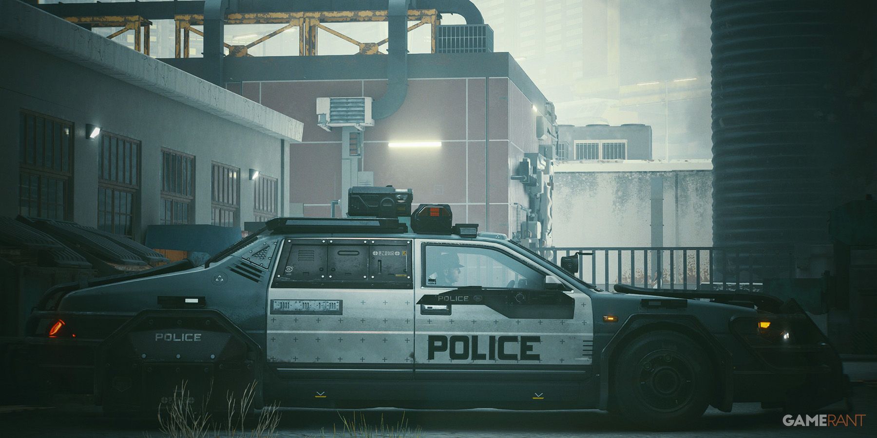 Cyberpunk 2077 NCPD squadron car Phantom Liberty screenshot parallel lines