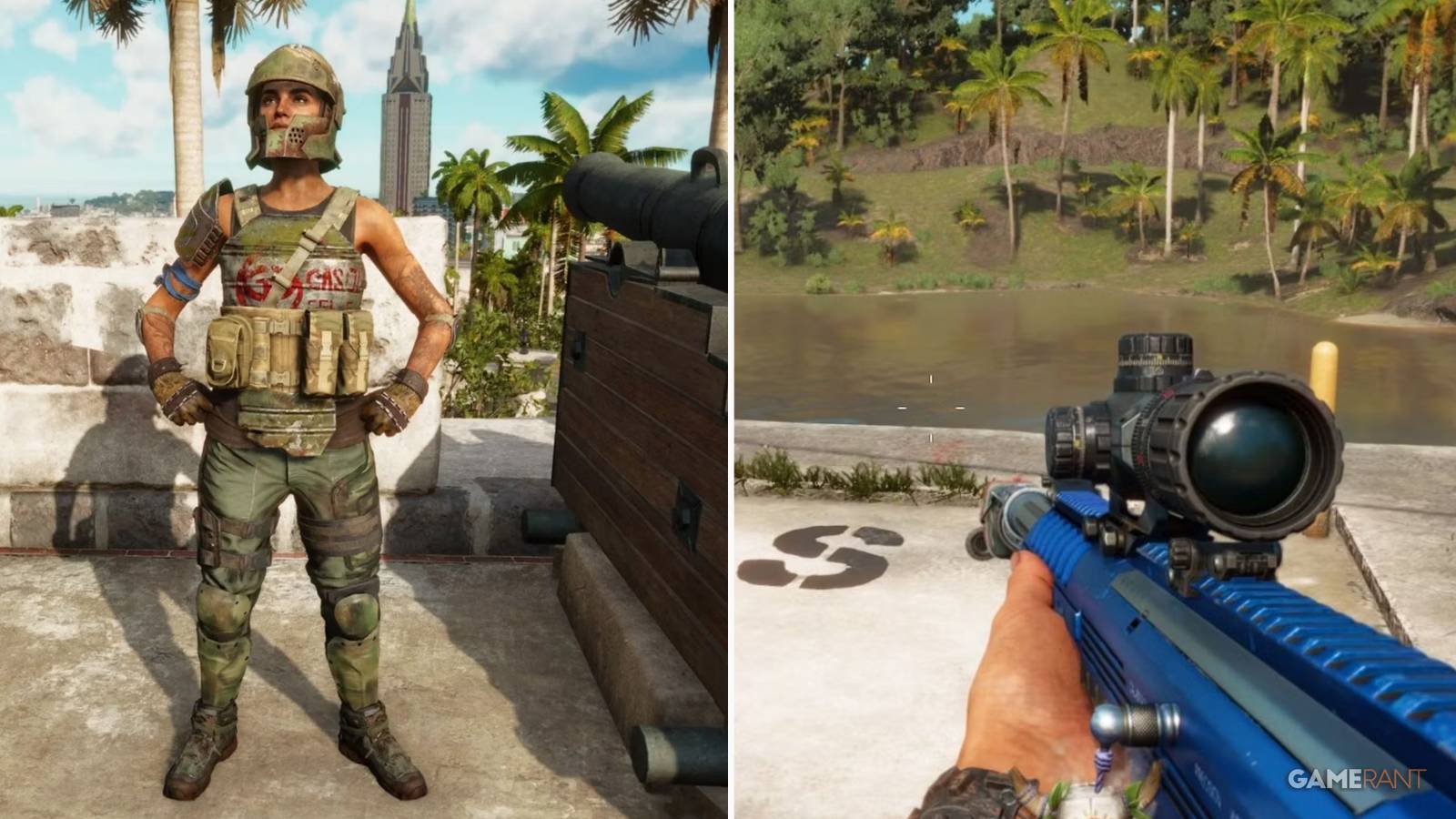 Far Cry 6 - First and Third Person Split Image