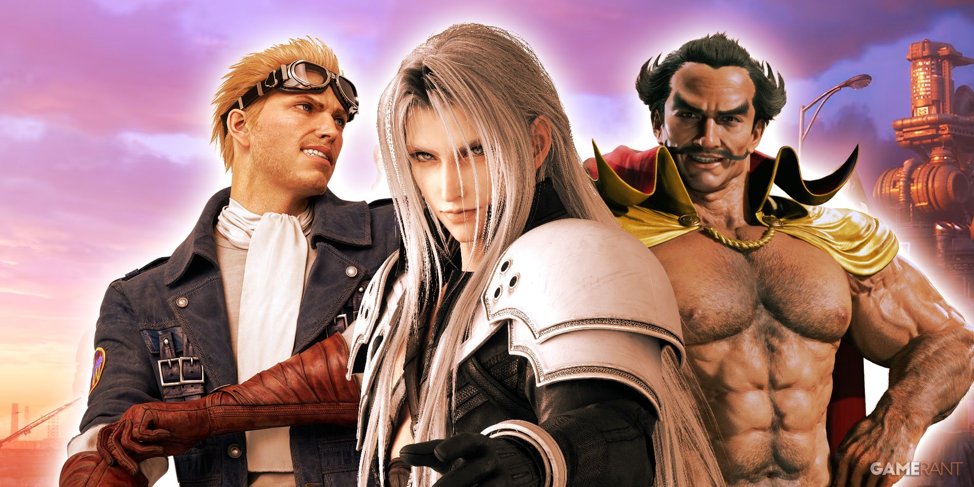 Final Fantasy 7 Remake Cid Highwind, Sephiroth, Dio