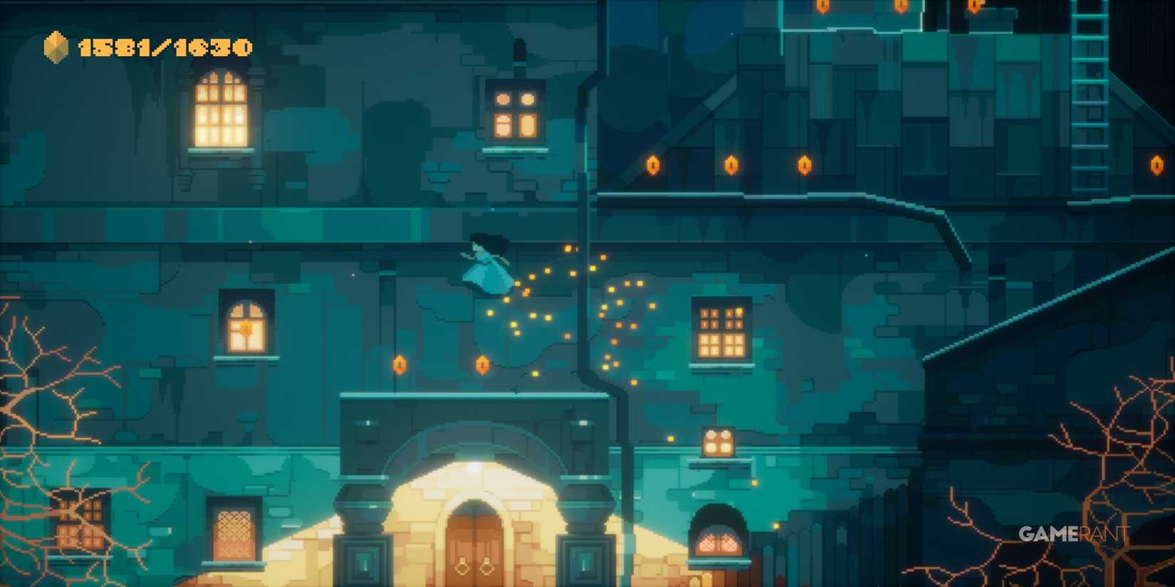 indika blue green house collecting coins lights on