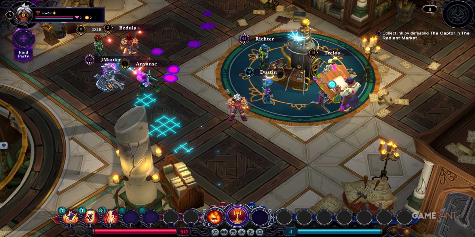 inkbound hub world multiplayer on random strangers