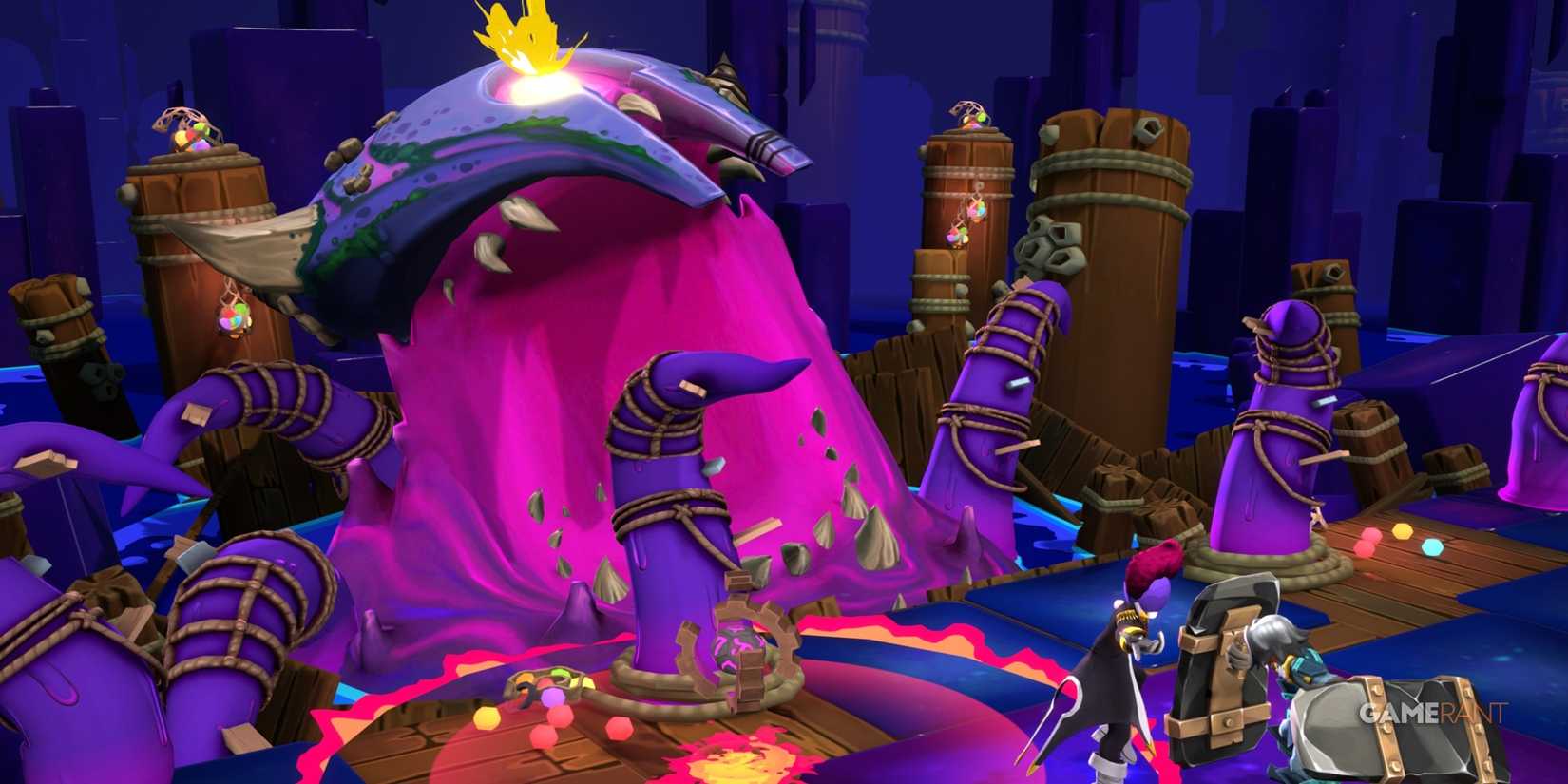 inkbound octopus fight tentacles multiplayer spells angry