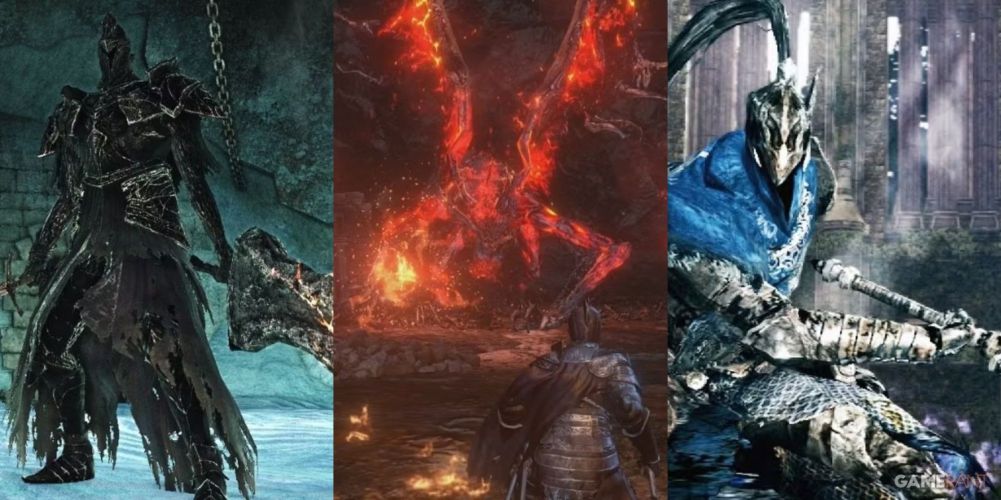 Fume Knight, Demon Prince, and Knight Artorias