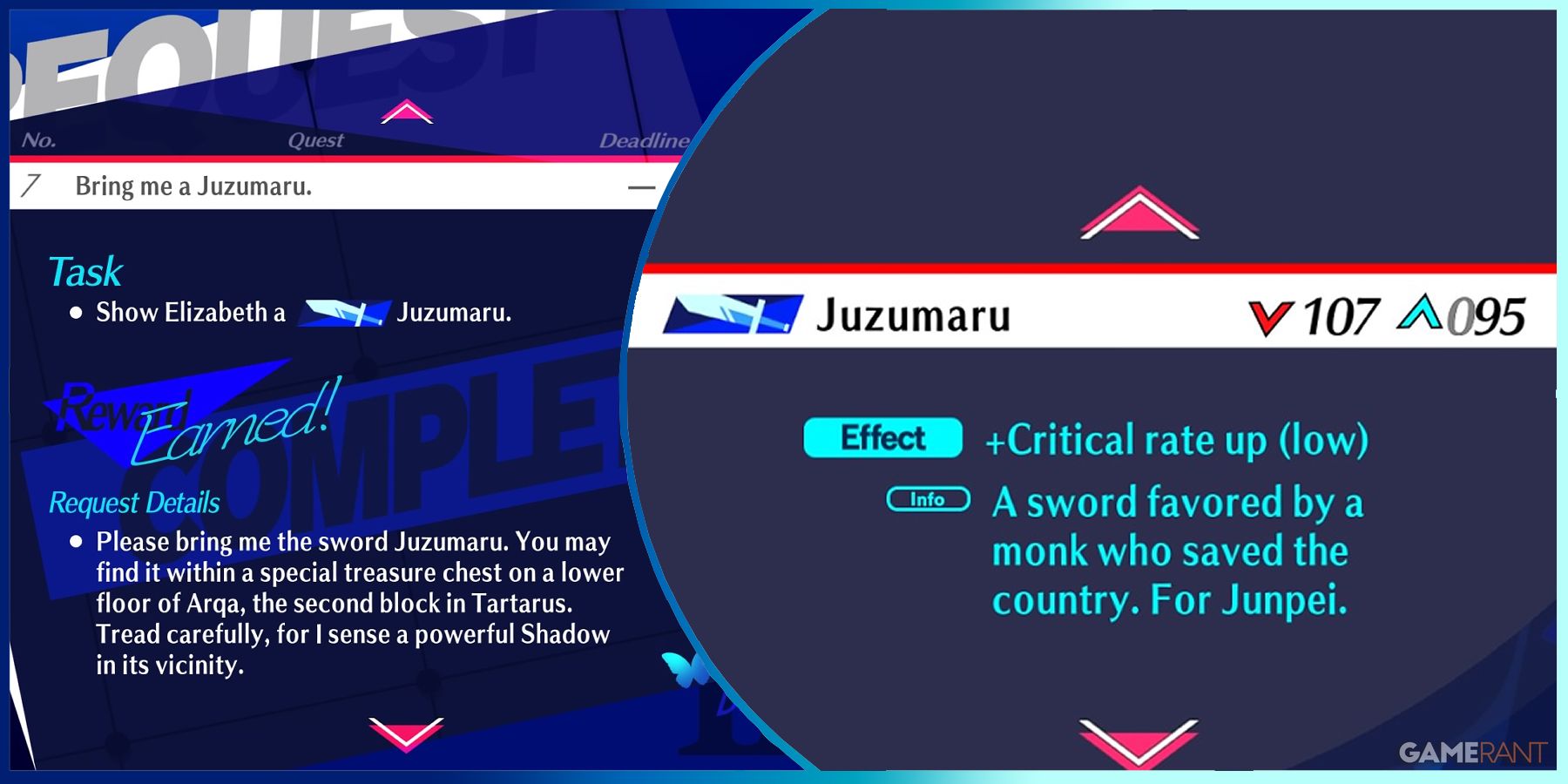 persona 3 reload how to get a juzumaru feature