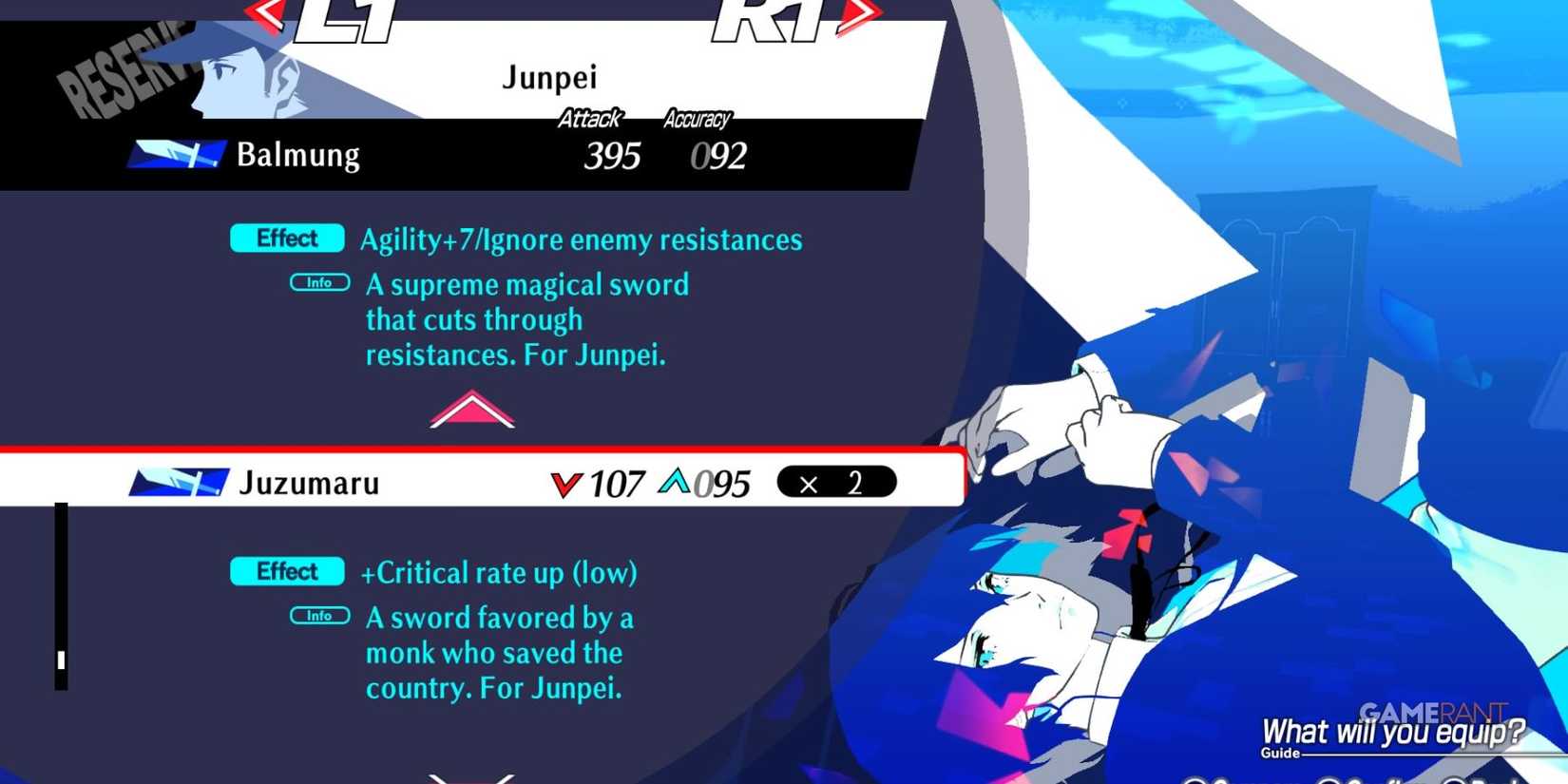 persona 3 reload juzumaru stats