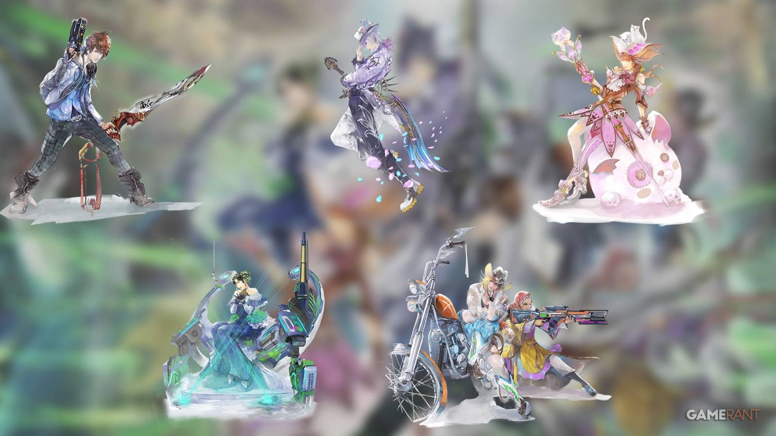 Saga Emerald Beyond All Protagonists Together