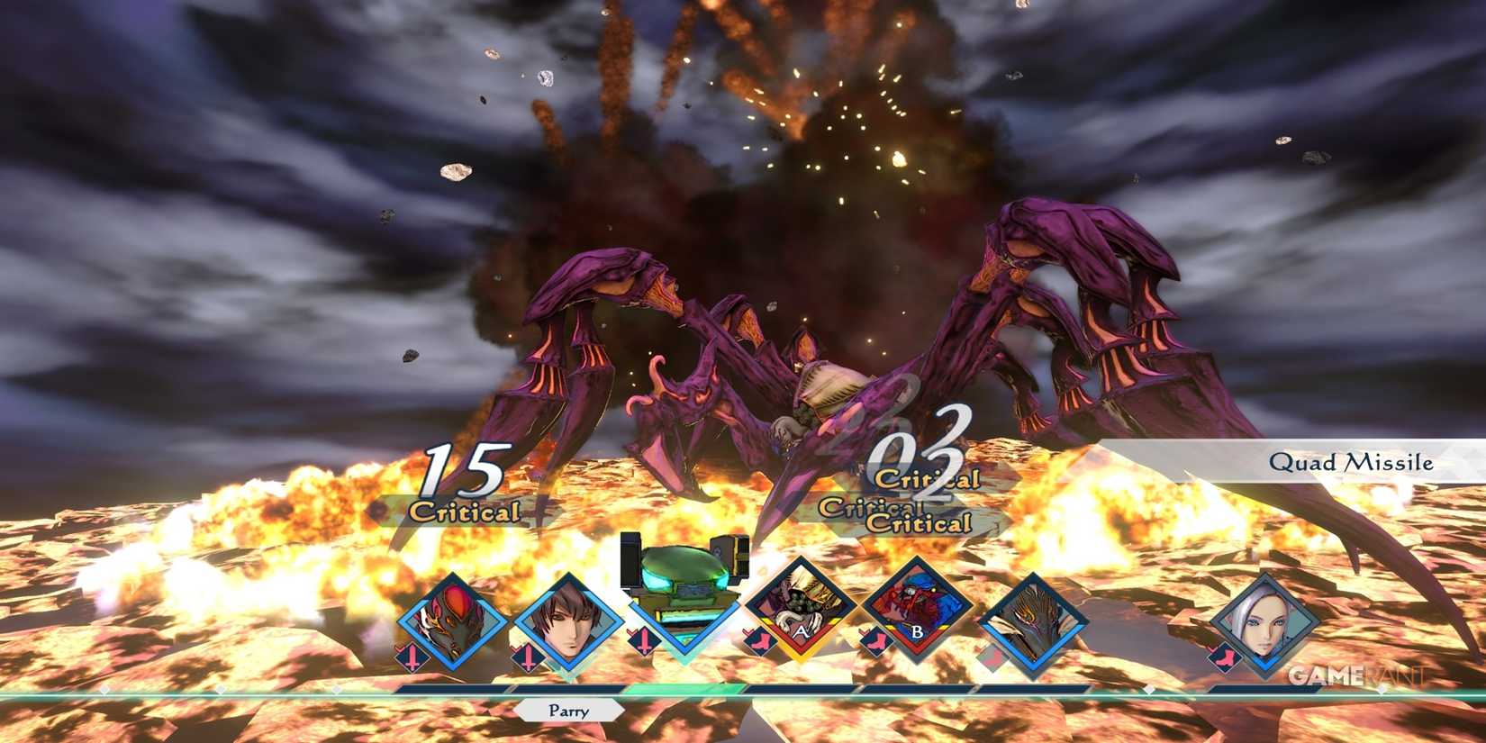 saga emerald beyond purple spider big fire