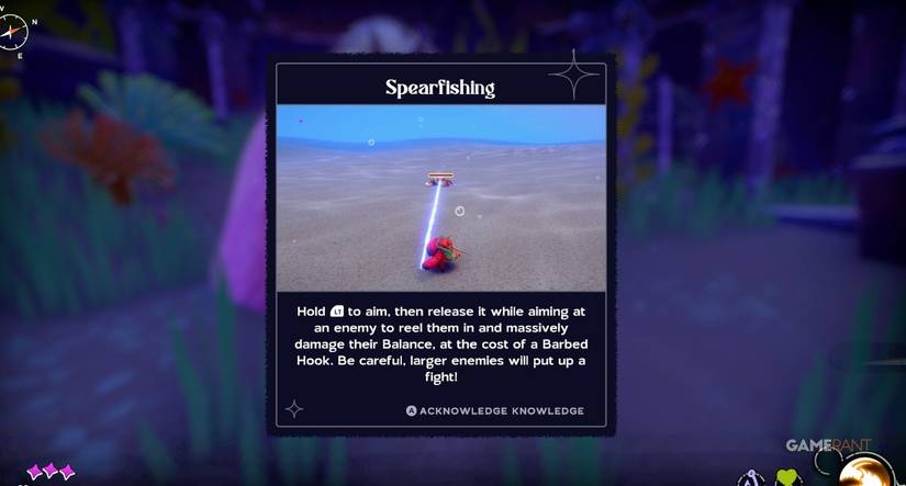 spearfishing another crabs treasure