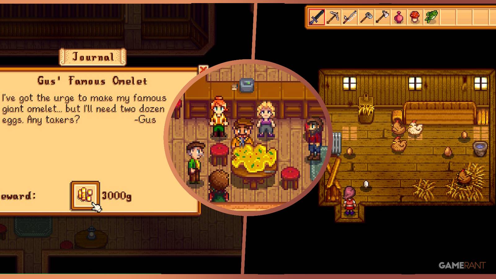 Stardew Valley - Gus' Famous Omelet Walkthrough Feature Image