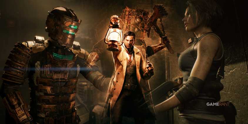Horror games Isaac Clarke (Dead Space), Sebastian Castellanos (The Evil Within), Jill Valentine (Resident Evil 3)