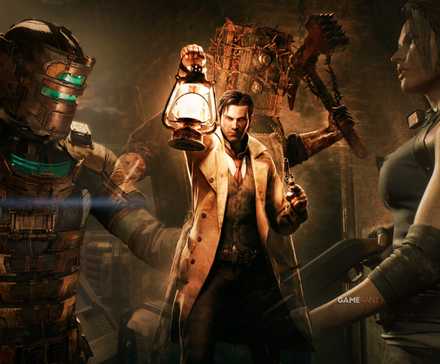 Horror games Isaac Clarke (Dead Space), Sebastian Castellanos (The Evil Within), Jill Valentine (Resident Evil 3)