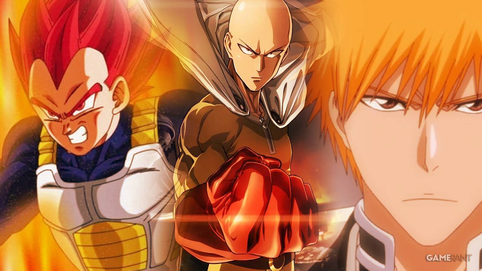 Vegeta, Dragon Ball Super, Saitama, One Punch Man, Ichigo Kurosaki, Bleach