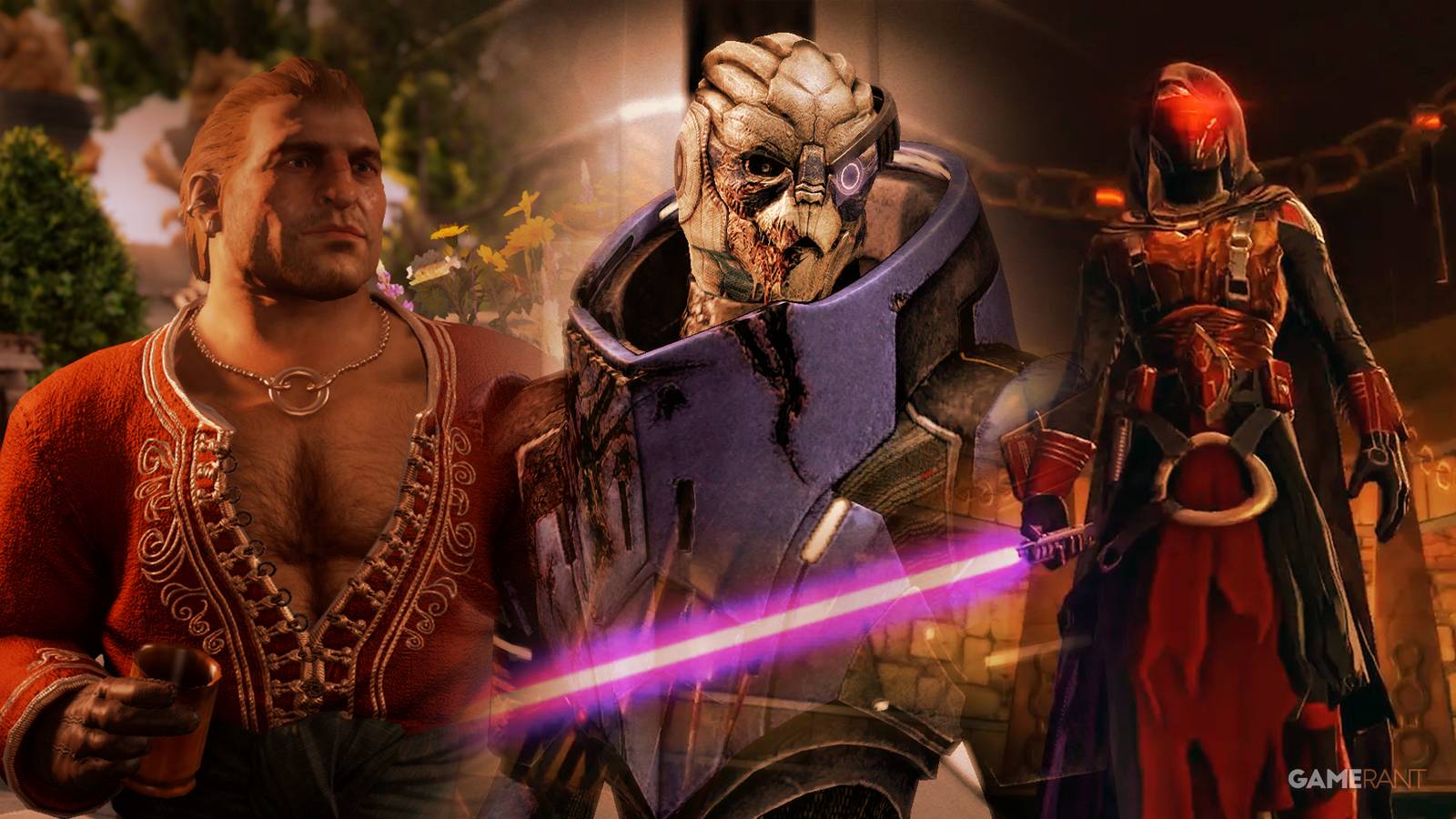 Dragon Age: Inquisition Varric Tethras, Mass Effect Garrus Vakarian, Star Wars: The Old Republic Revan