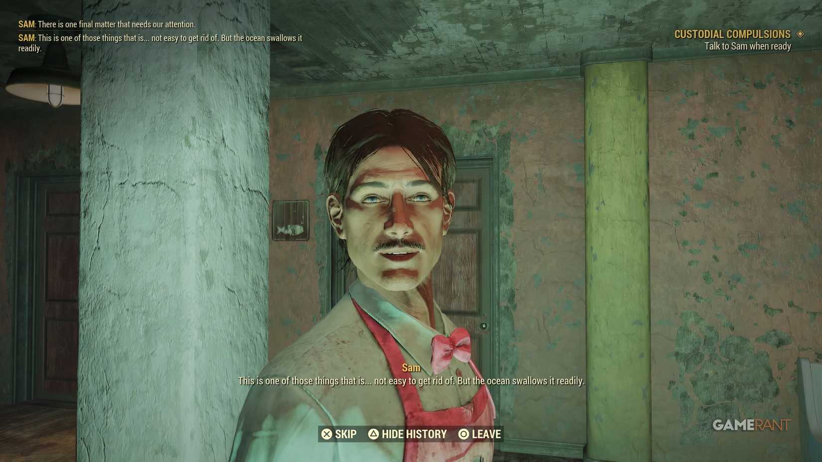 Talking To Sam in Fallout 76