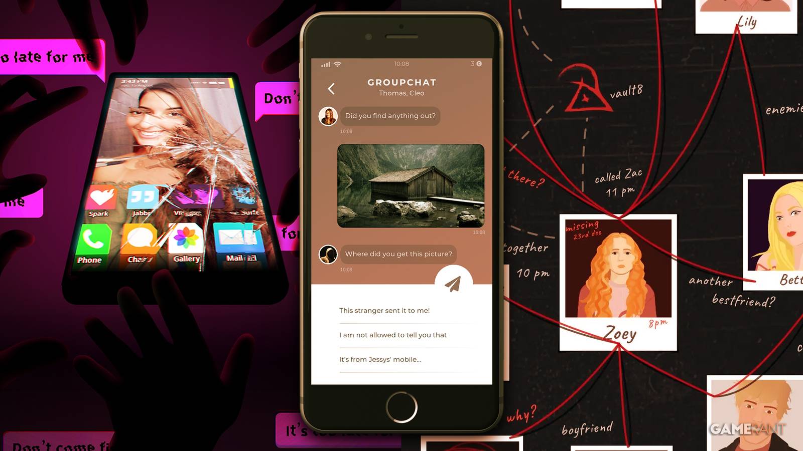 Found Phone Mystery Games SIMULACRA, Duskwood - Detective Story, An Elmwood Trail