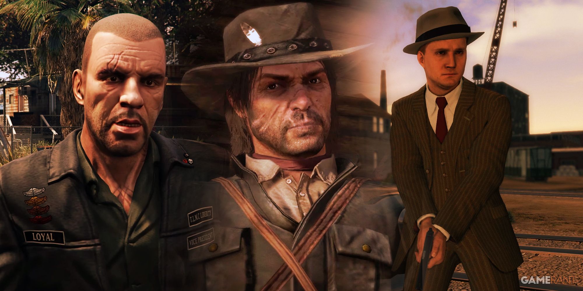 Rockstar Games Grand Theft Auto 5 Johnny Klebitz, Red Dead Redemption John Marston, L.A. Noire Cole Phelps