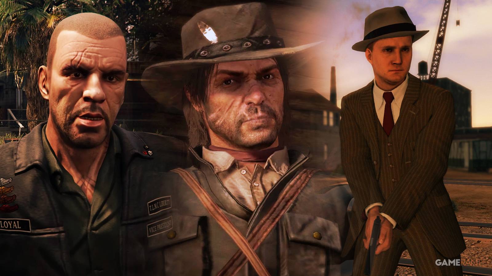Rockstar Games Grand Theft Auto 5 Johnny Klebitz, Red Dead Redemption John Marston, L.A. Noire Cole Phelps