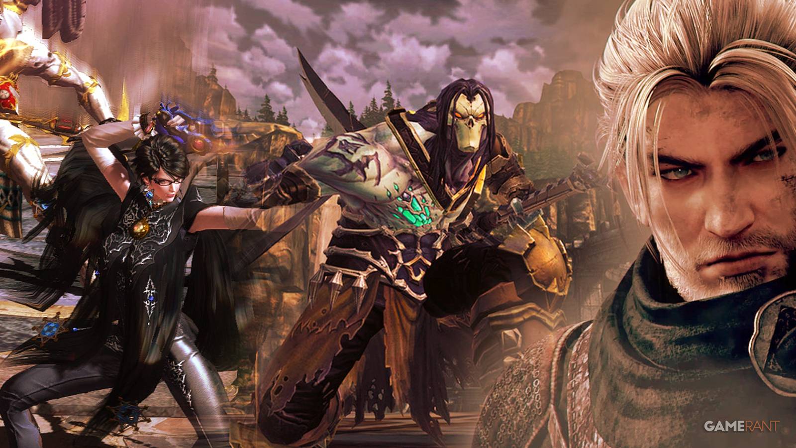 Bayonetta, Darksiders 2 Death, Nioh William Adams characters