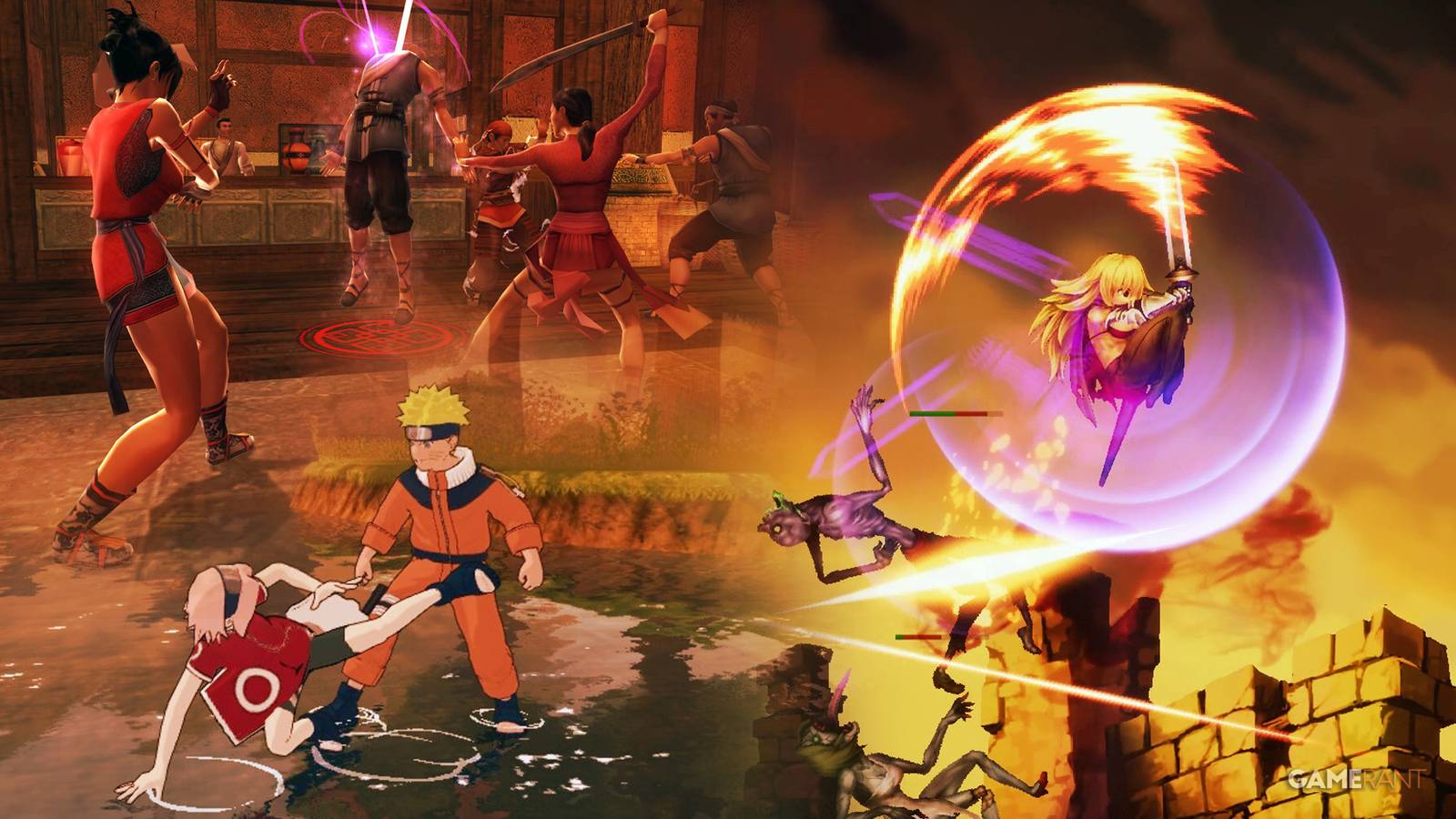 RPGs Jade Empire, Naruto: Rise of a Ninja & Naruto: The Broken Bond, The Vagrant