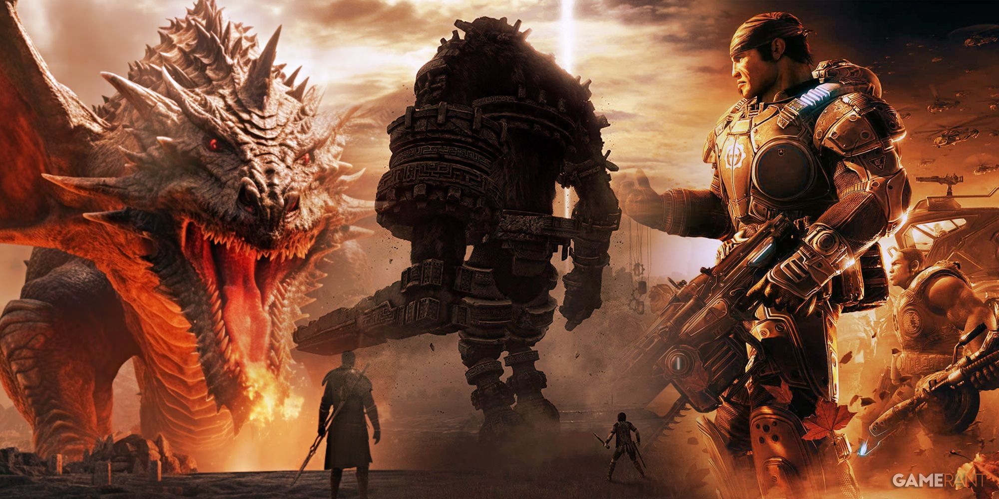 Dragon's Dogma 2, Shadow Of The Colossus, Gears Of War