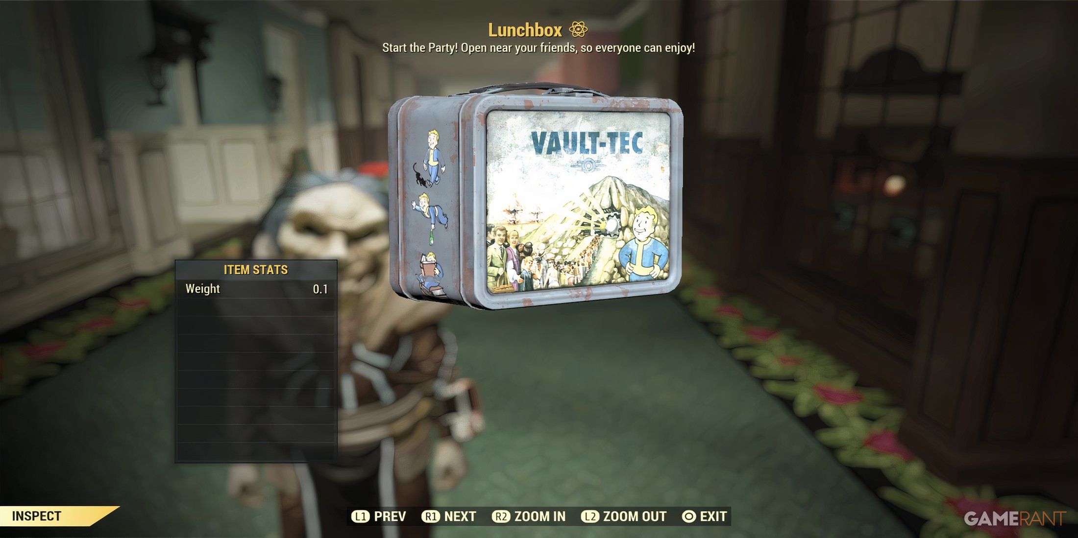 A Lunchbox in Fallout 76