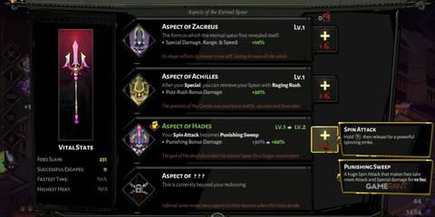 aspect of hades in hades