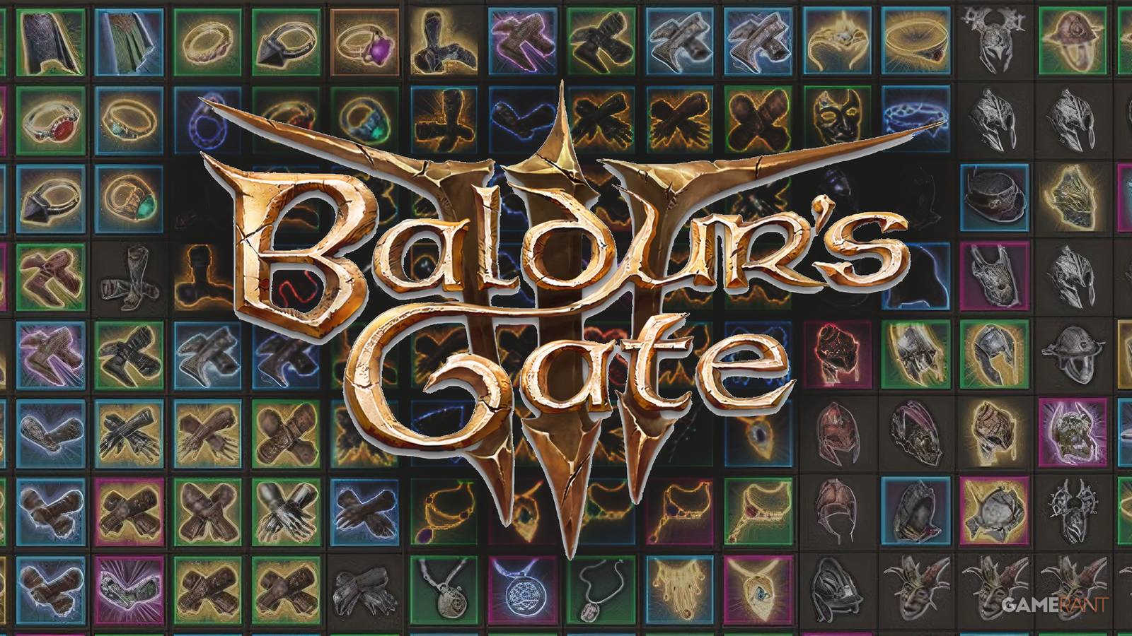 Baldur's Gate 3 Legendary Rare Magic Items Loot Economy game logo edit