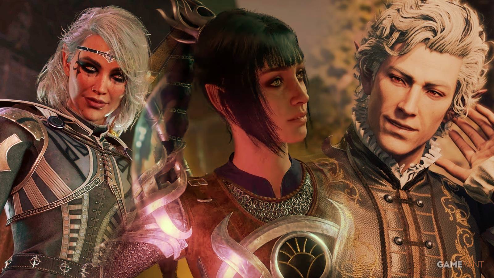 Baldur's Gate 3 elves Isobel, Shadowheart, Astarion