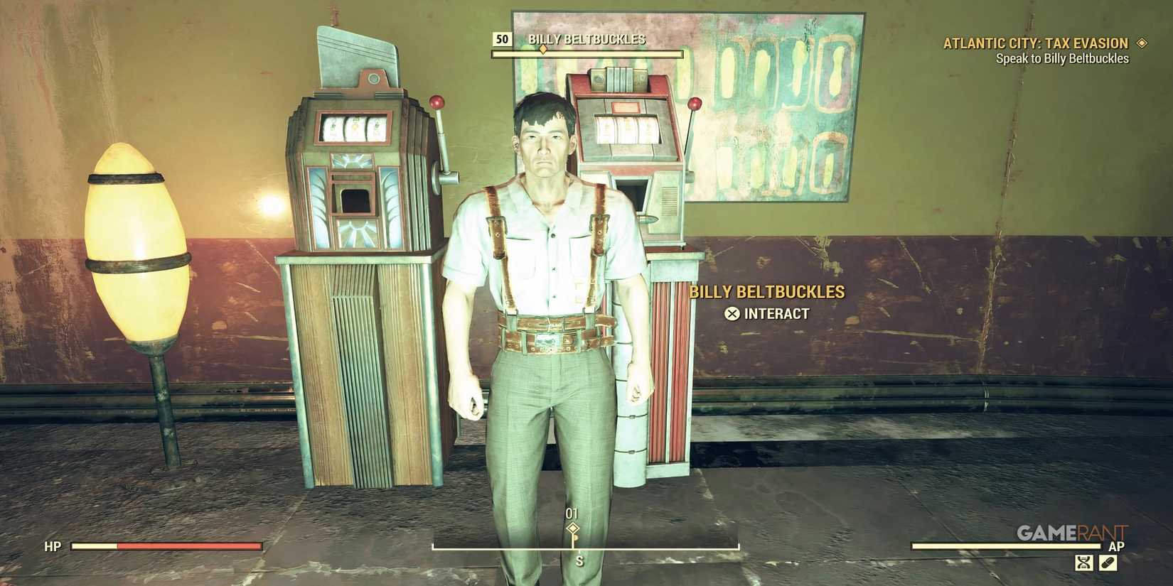 Billy Beltbuckles in Fallout 76