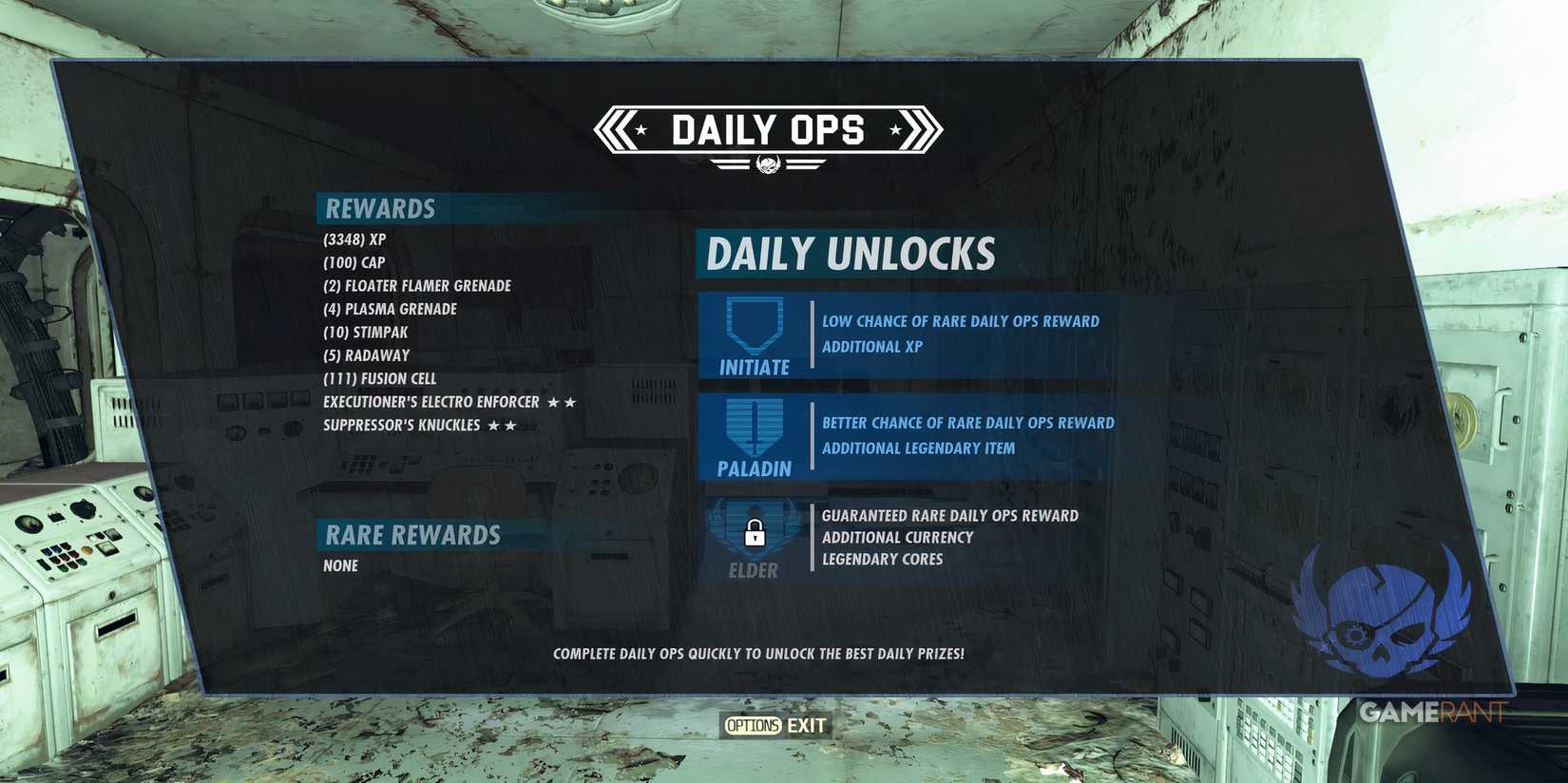 Completing A Daily Operation in Fallout 76