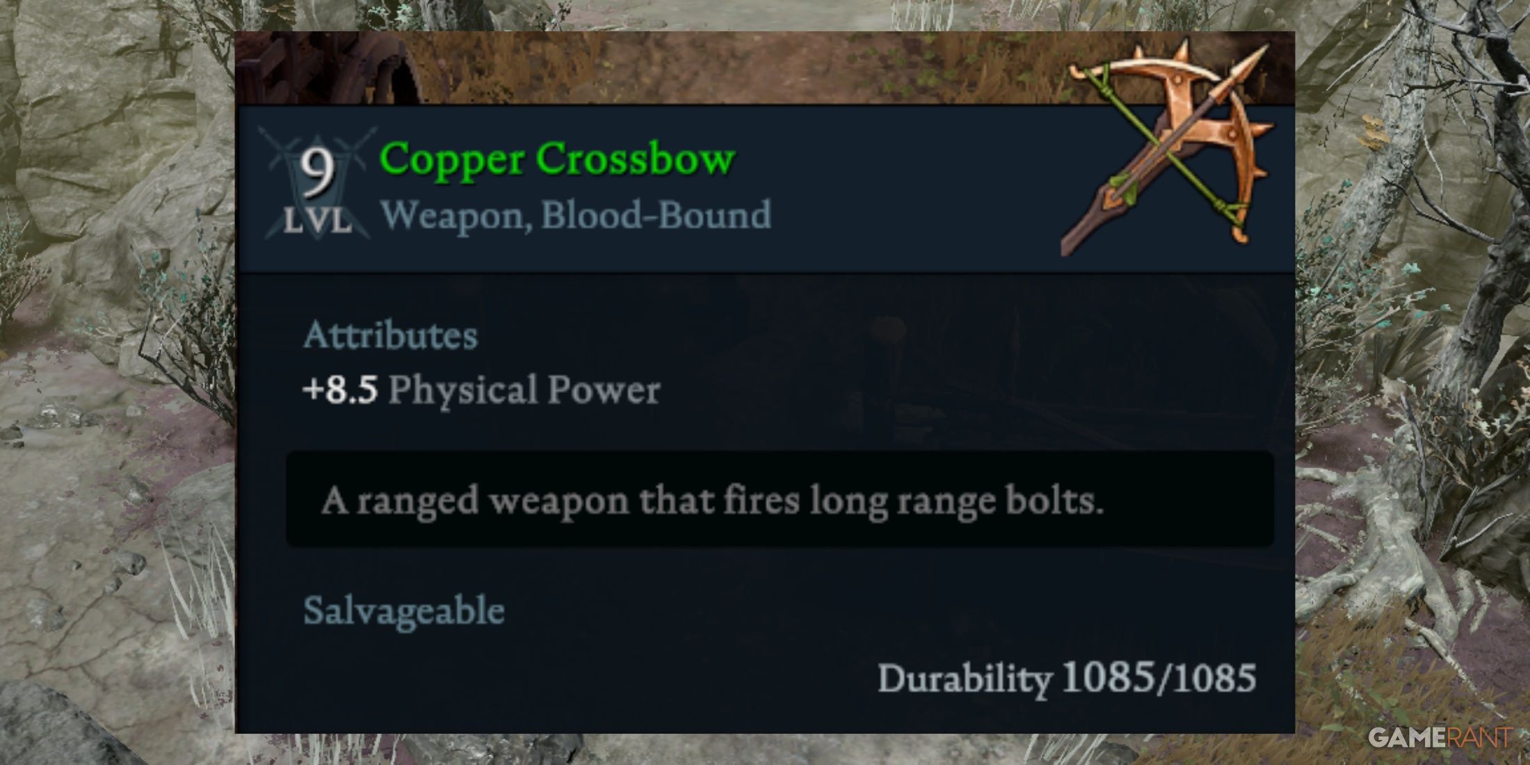 Copper Crossbow In V Rising