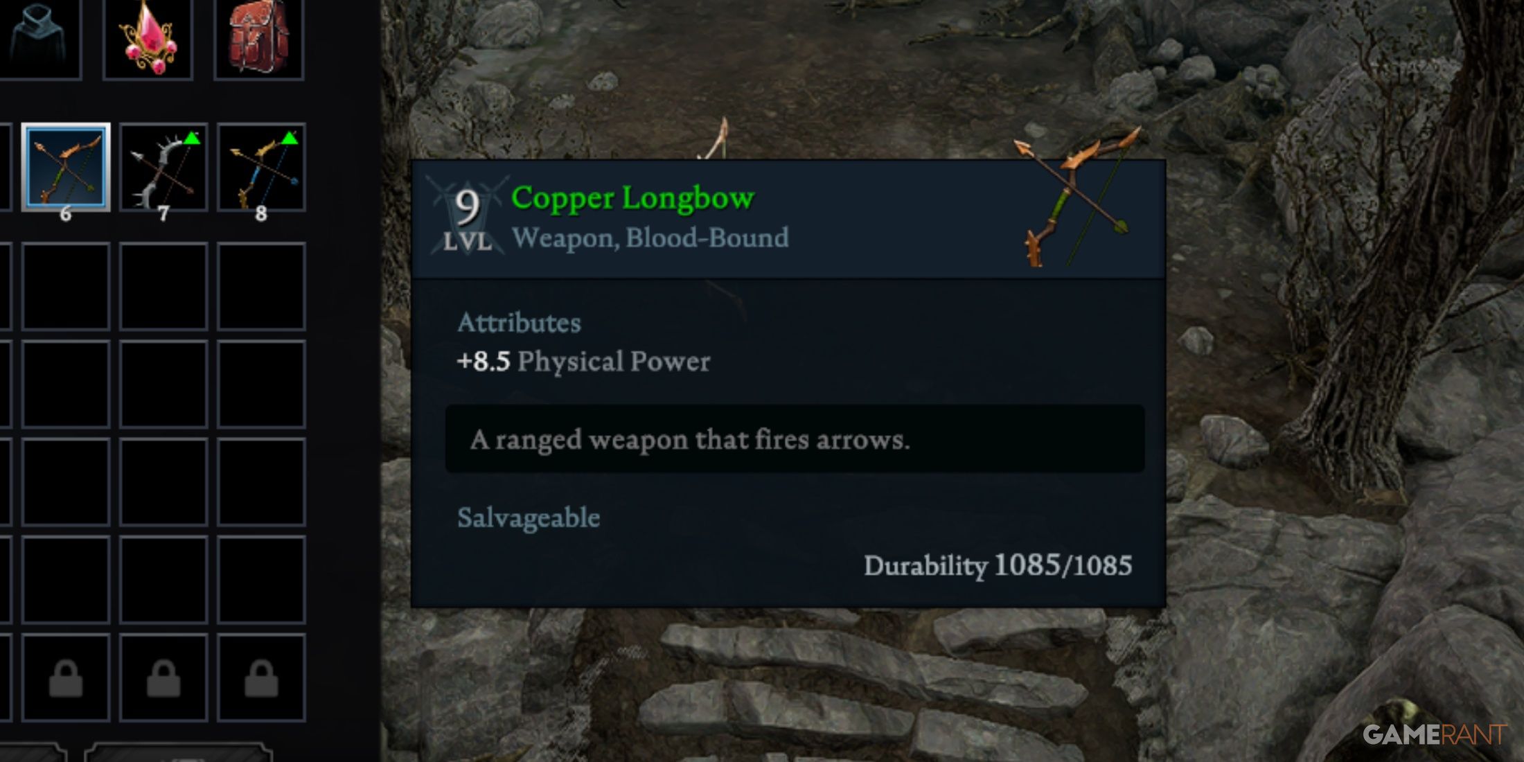 Copper Longbow In V Rising