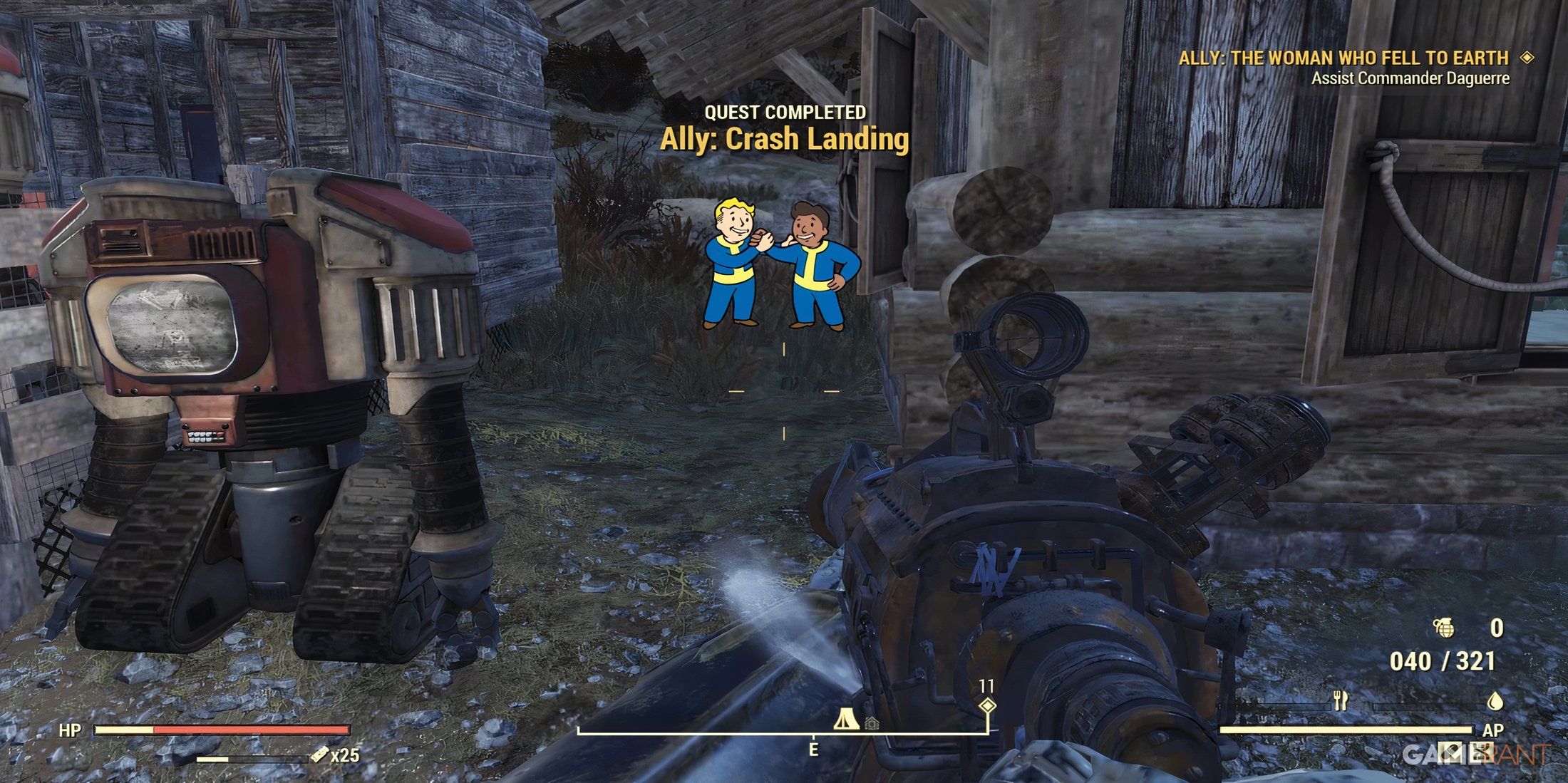 Crash Landing Completed in Fallout 76
