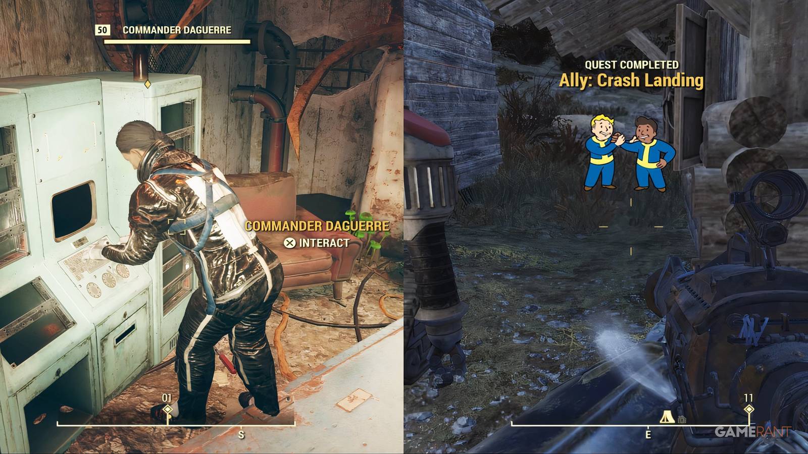 Crash Landing Mission in Fallout 76