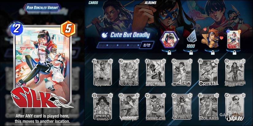 Cute But Deadly Marvel Snap Silk Rian Gonzales