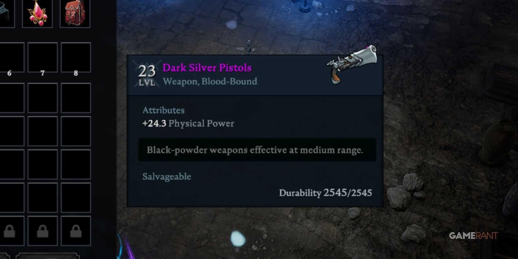 Dark Silver Pistols In V Rising